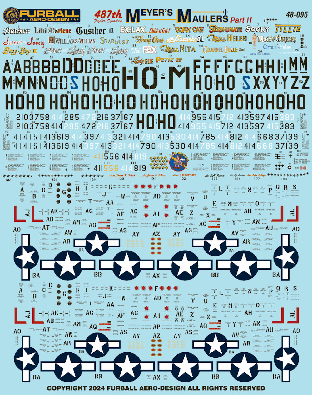 Furball Aero-Design FBD48095 1:48 "Meyers Maulers Part2"
