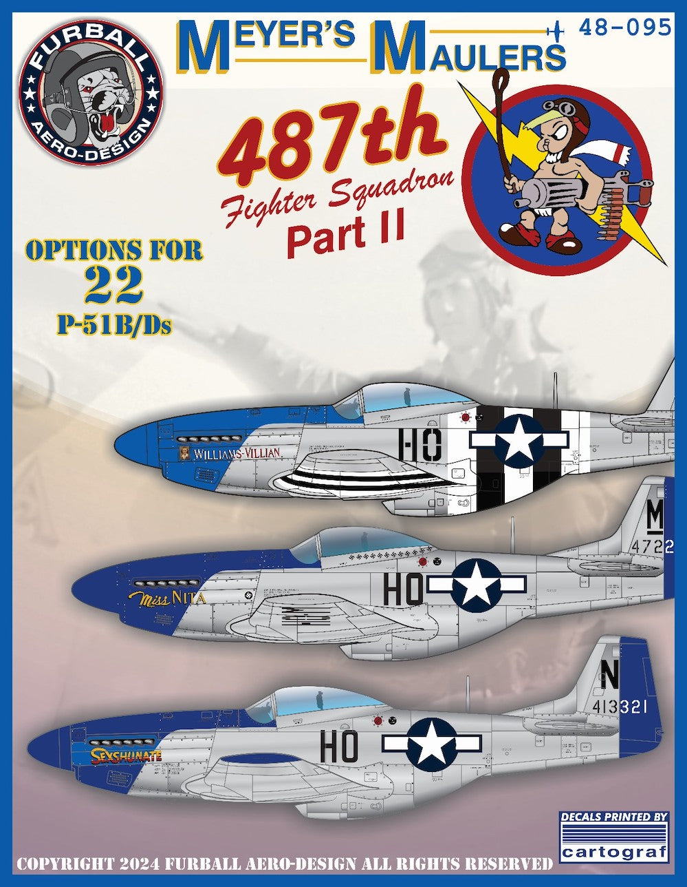 Furball Aero-Design FBD48095 1:48 "Meyers Maulers Part2"