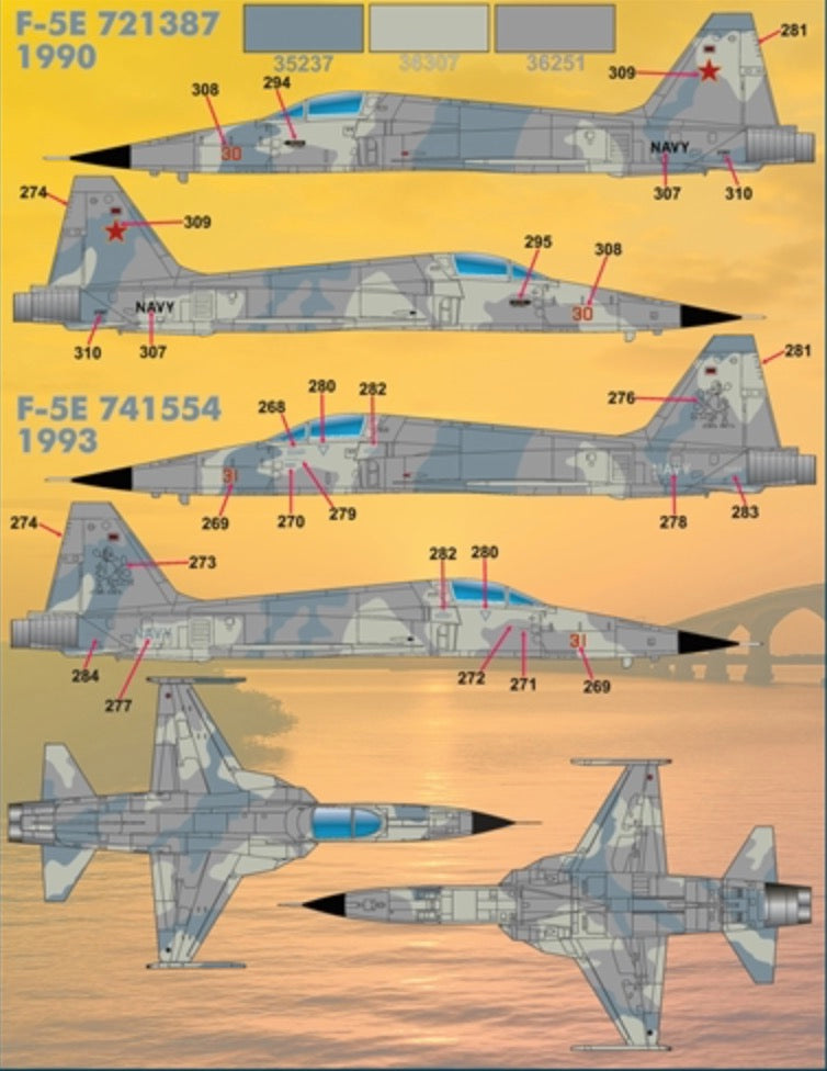 Furball FBD48099 Boca Chica Bandits VF-45 Adversary Decals 1:48