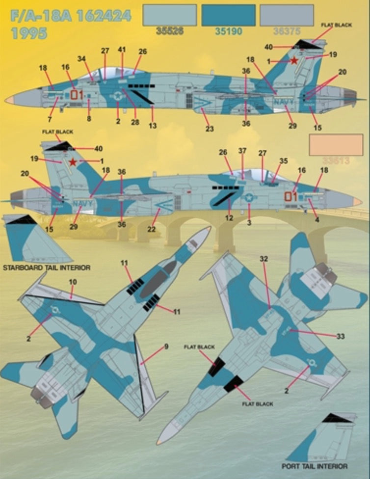 Furball FBD48099 Boca Chica Bandits VF-45 Adversary Decals 1:48