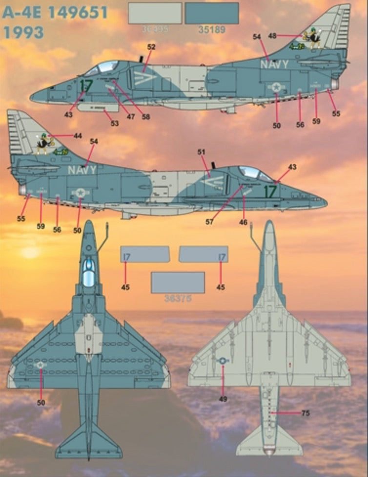 Furball FBD48099 Boca Chica Bandits VF-45 Adversary Decals 1:48