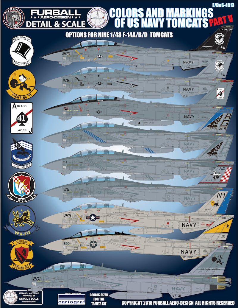 Furball Aero-Design FBDS4813 1:48 ' Colors and Markings of U.S