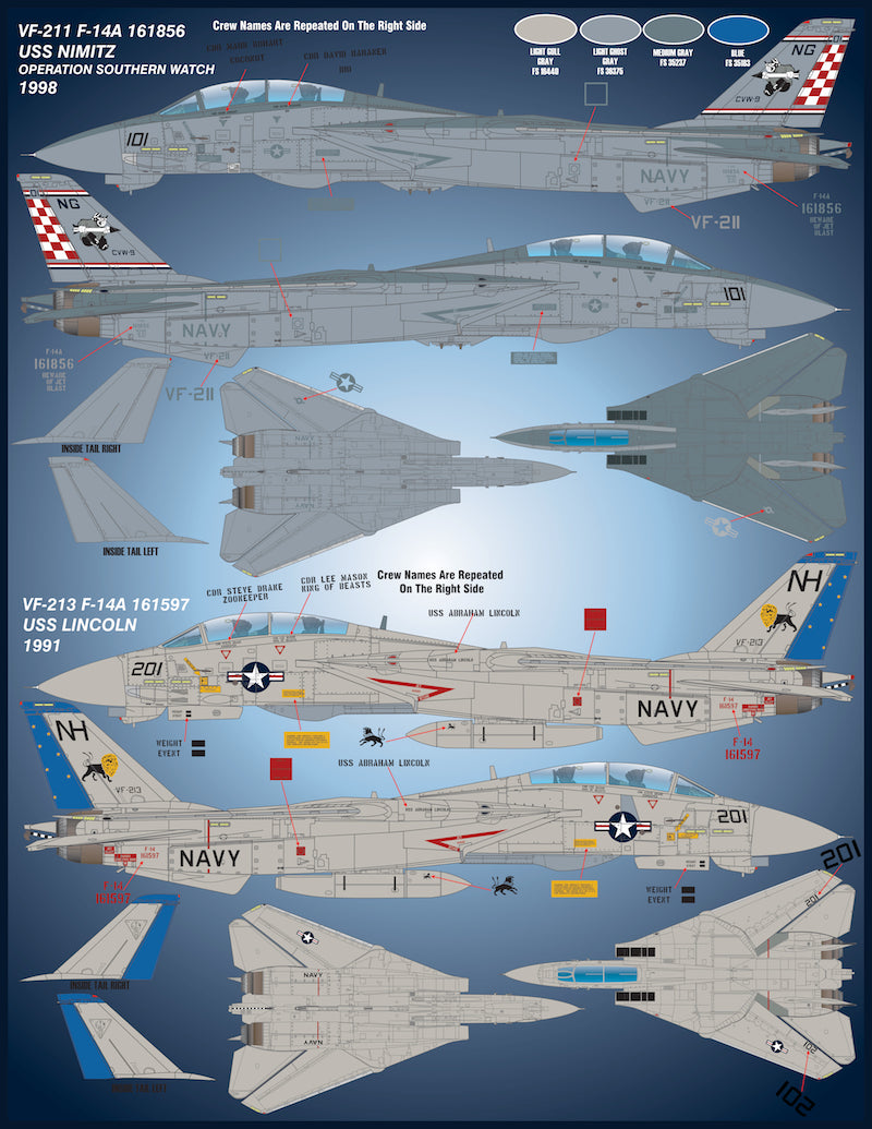 Furball Aero-Design FBDS4813 1:48 ' Colors and Markings of U.S