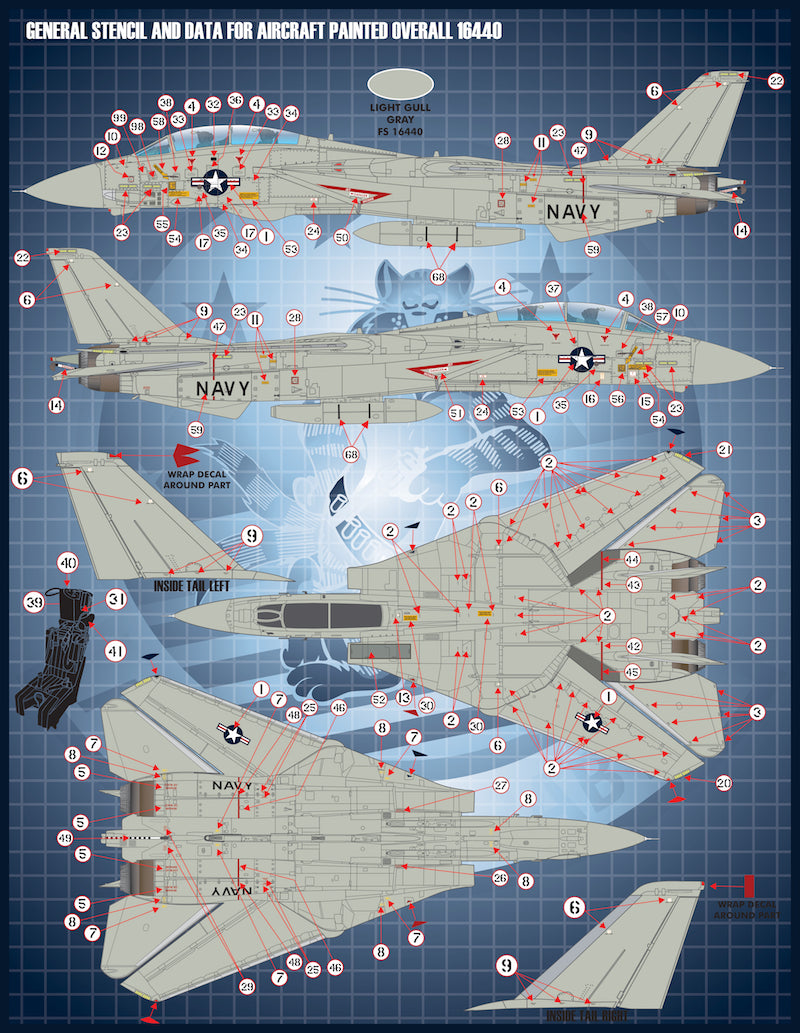 Furball Aero-Design FBDS4813 1:48 ' Colors and Markings of U.S