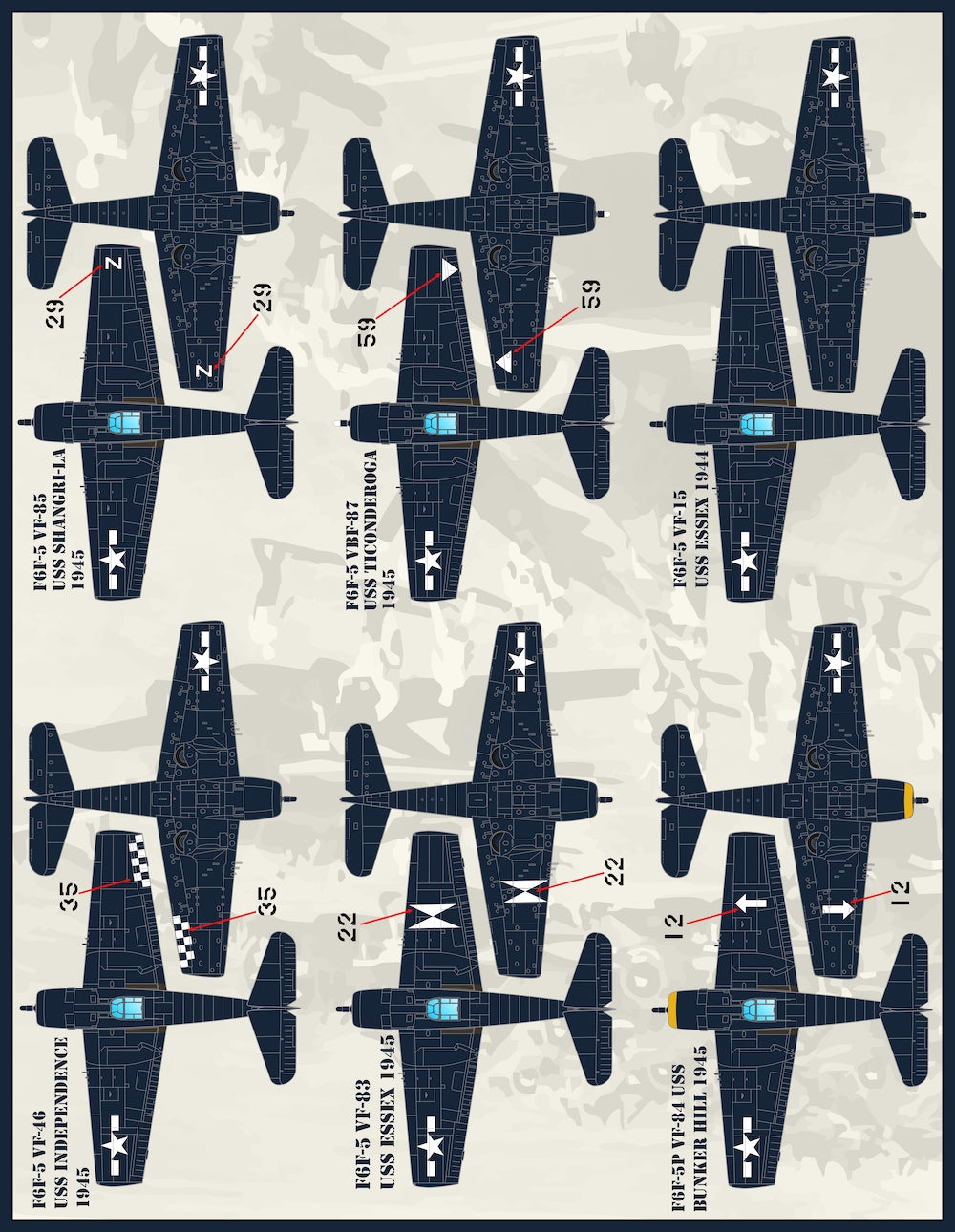 Furball Aero-Design FBDS4823 1:48 Grumman Hellcat