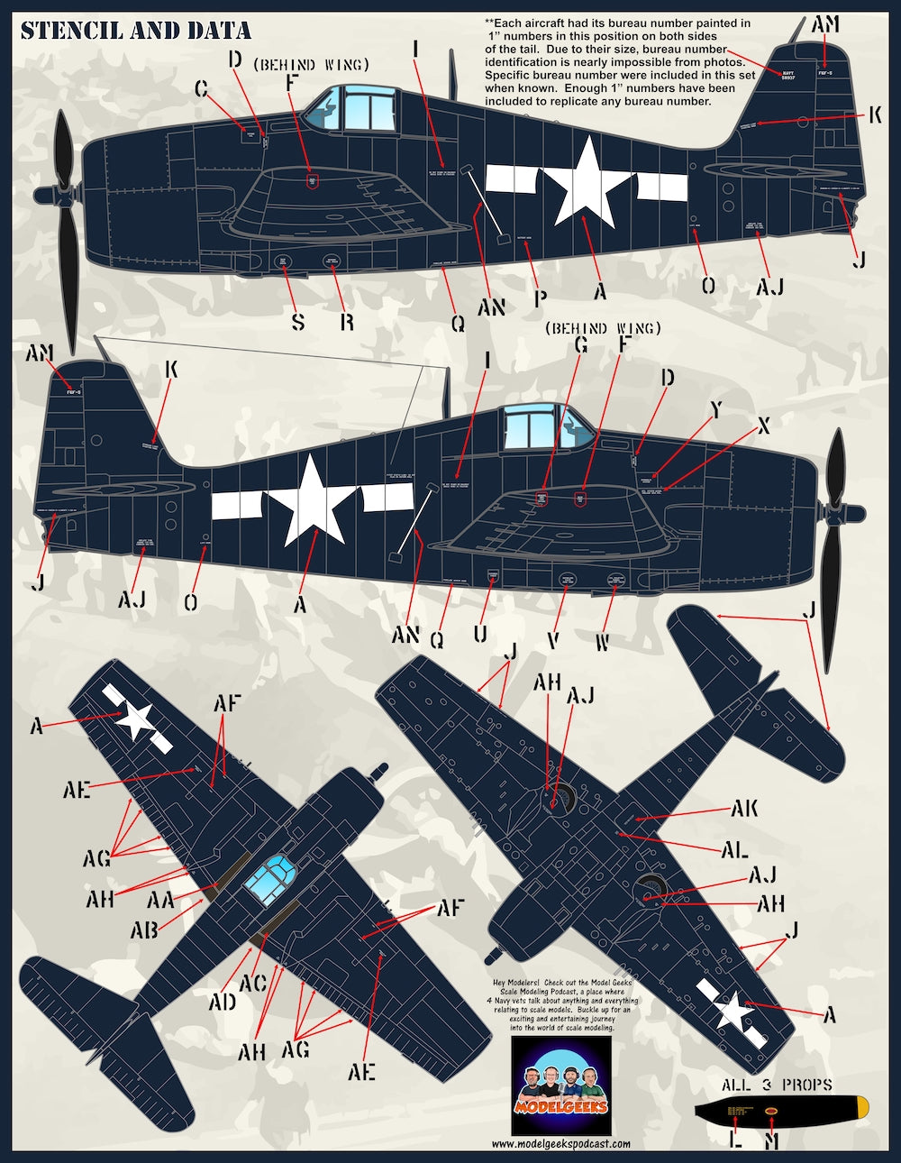 Furball Aero-Design FBDS4823 1:48 Grumman Hellcat