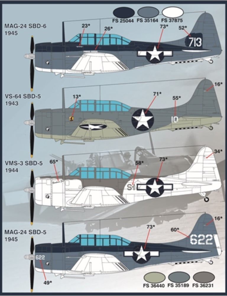 Furball Aero-Design FBDS4827 1:48 "Colors & Markings of U.S
