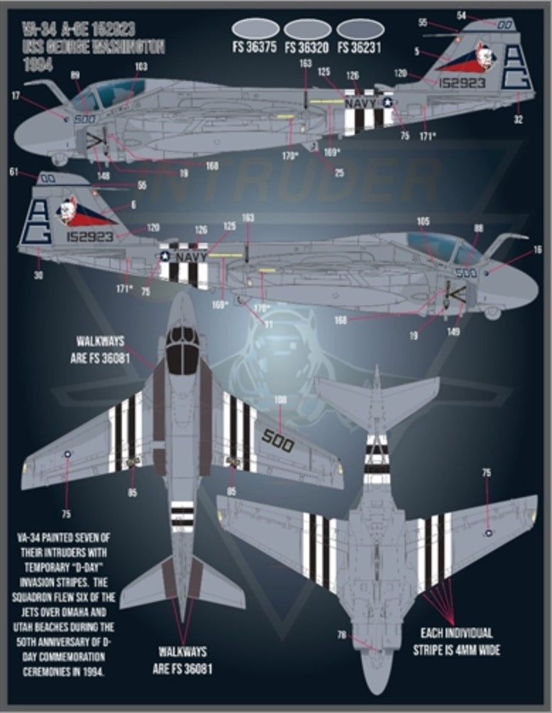 Furball FBDS4828 Colors & Markings Grumman A-6 Intruders 1:48