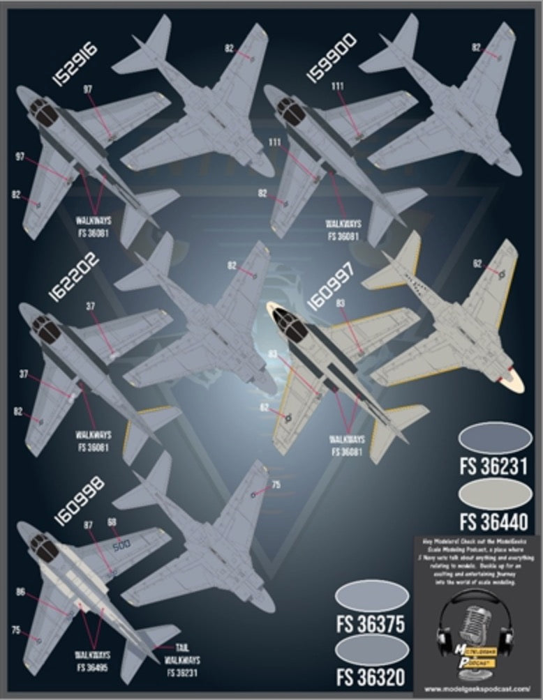 Furball FBDS4828 Colors & Markings Grumman A-6 Intruders 1:48