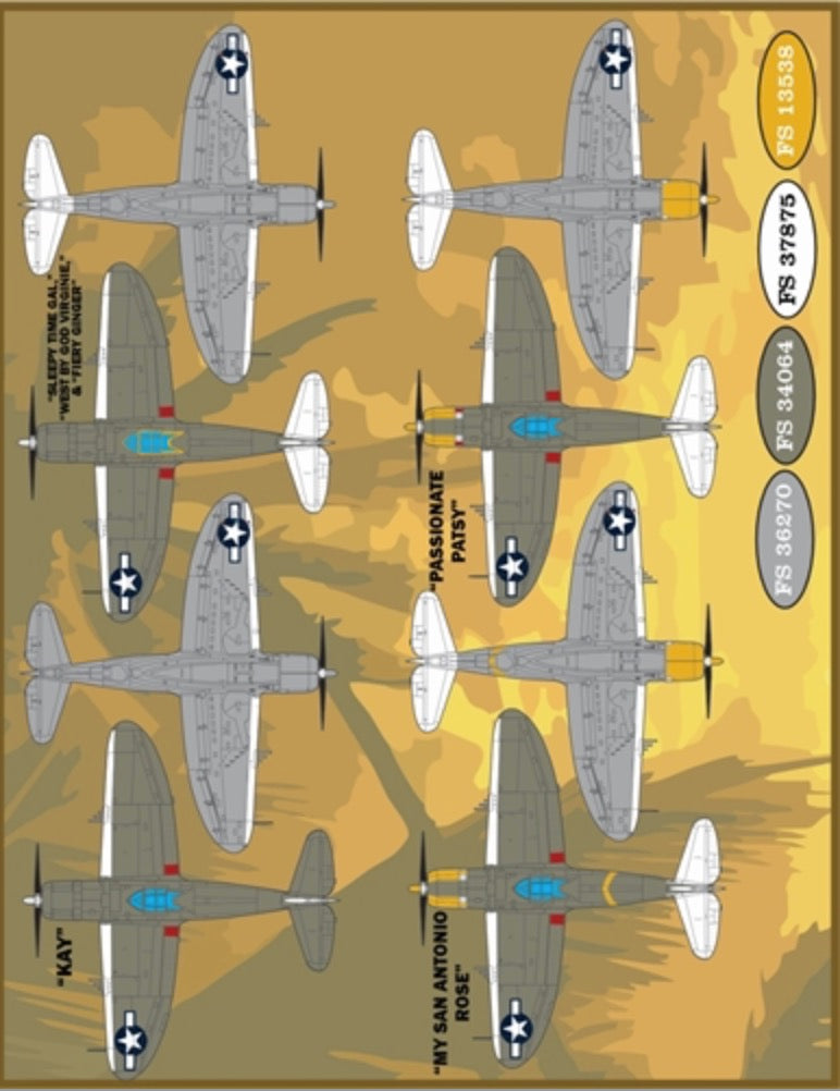 Furball FBDS4831 Colors & Markings P-47 Thunderbolt Pt 3 1:48