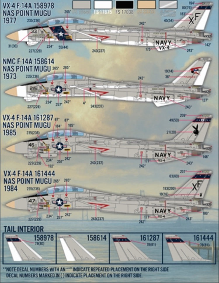 Furball Aero-Design FBDS4832 1:48 "Colors & Markings of US Navy Tomcats Part 13"