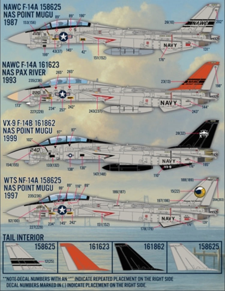 Furball Aero-Design FBDS4832 1:48 "Colors & Markings of US Navy Tomcats Part 13"