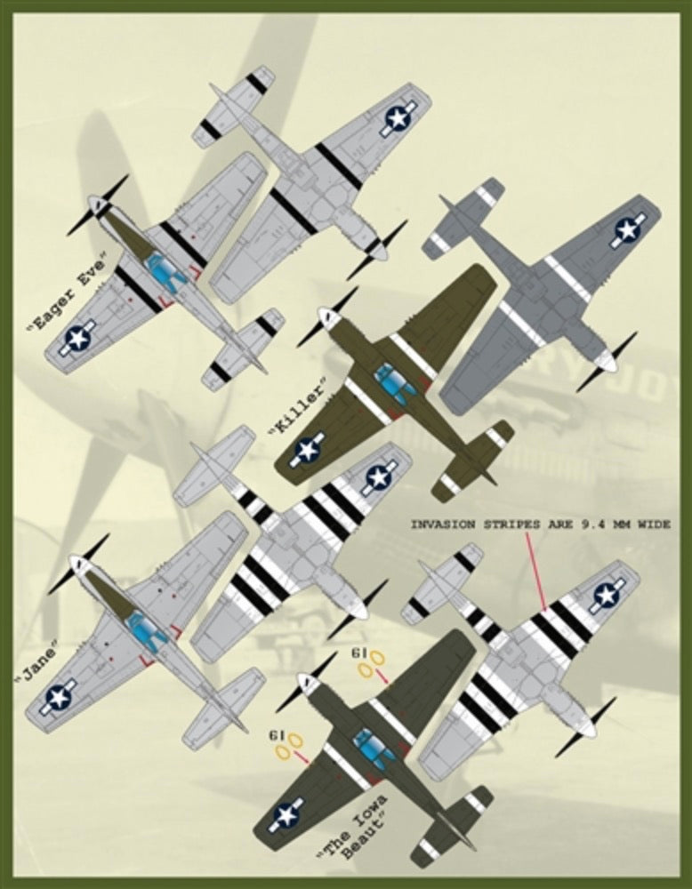 Furball Aero-Design FBDS4834 1:48 Colors & Marking of P-51s Part I