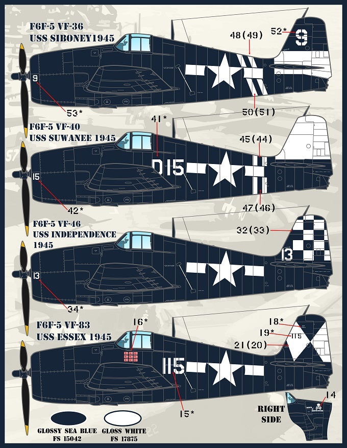 Furball Aero-Design FBDS7204 1:72 Grumman Hellcat