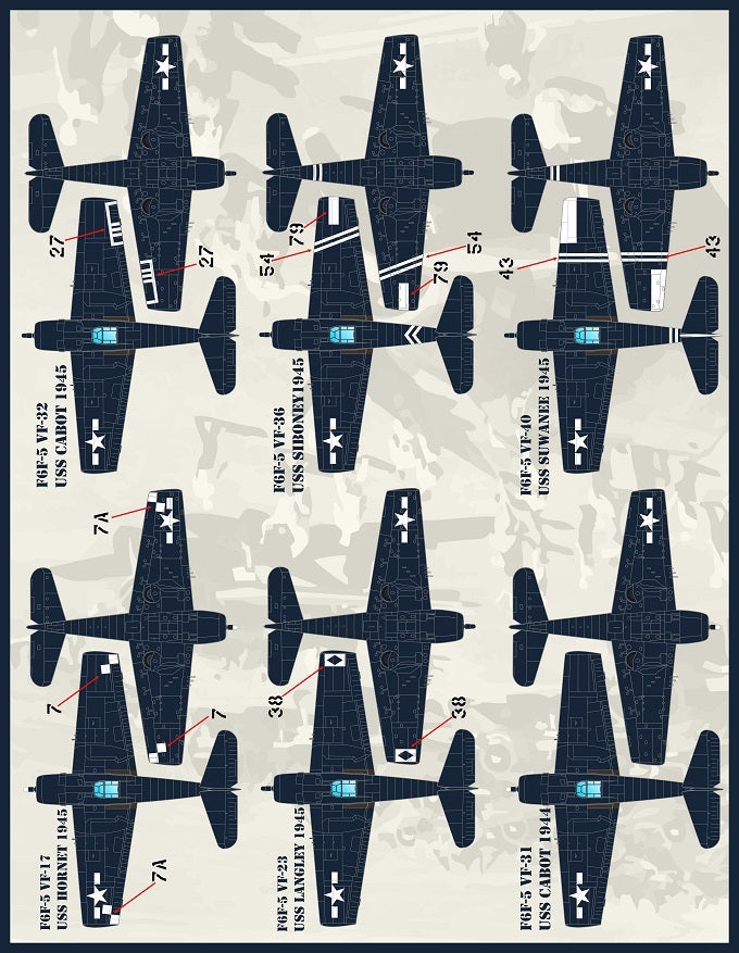 Furball Aero-Design FBDS7204 1:72 Grumman Hellcat