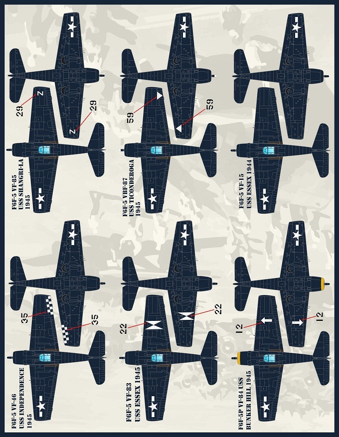 Furball Aero-Design FBDS7204 1:72 Grumman Hellcat
