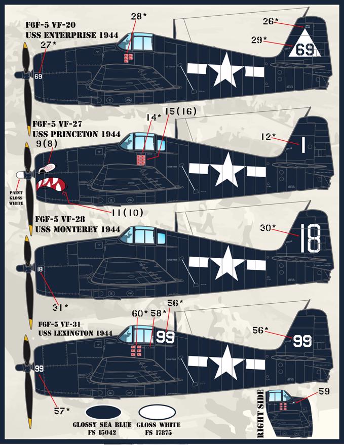 Furball Aero-Design FBDS7205 1:72 Grumman Hellcat