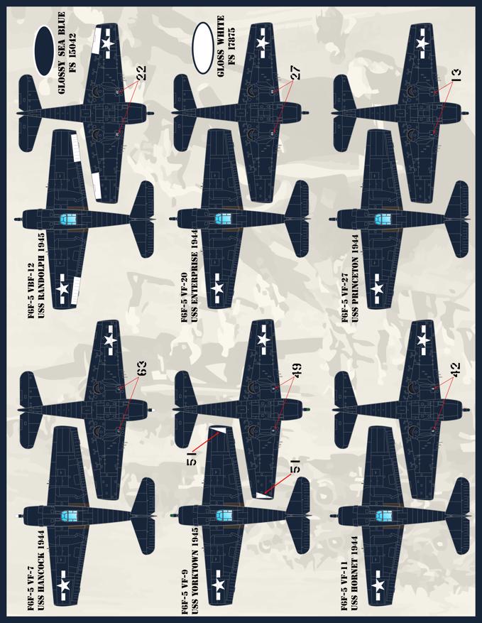 Furball Aero-Design FBDS7205 1:72 Grumman Hellcat