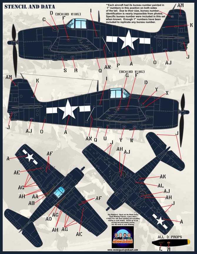Furball Aero-Design FBDS7205 1:72 Grumman Hellcat