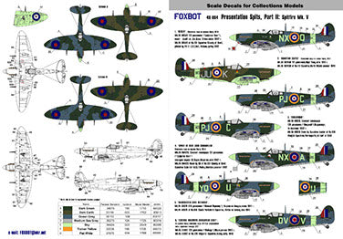 Foxbot Decals FBOT48004 1:48 Supermarine Spitfire Mk.V 1