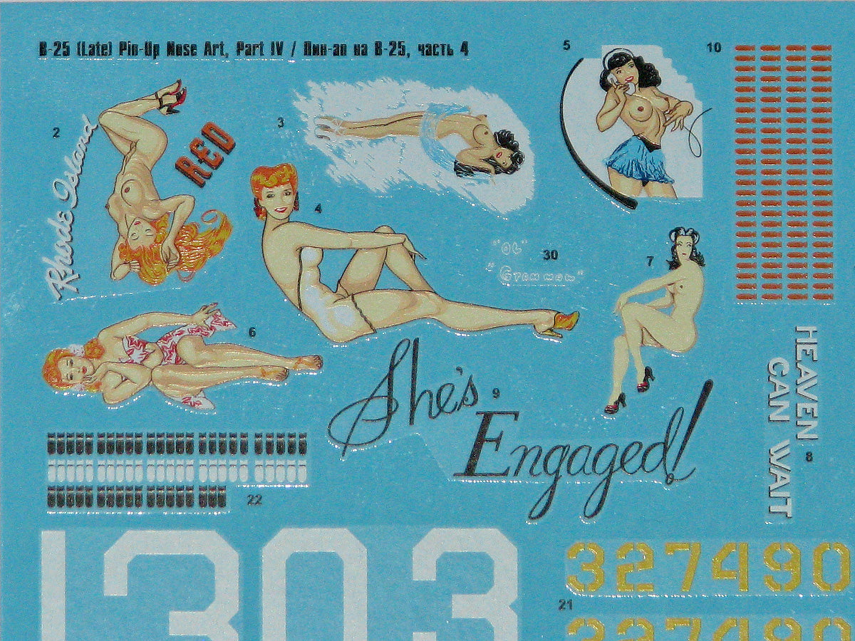 Foxbot Decals FBOT48044 1:48 North-American B-25G/H/J Mitchell