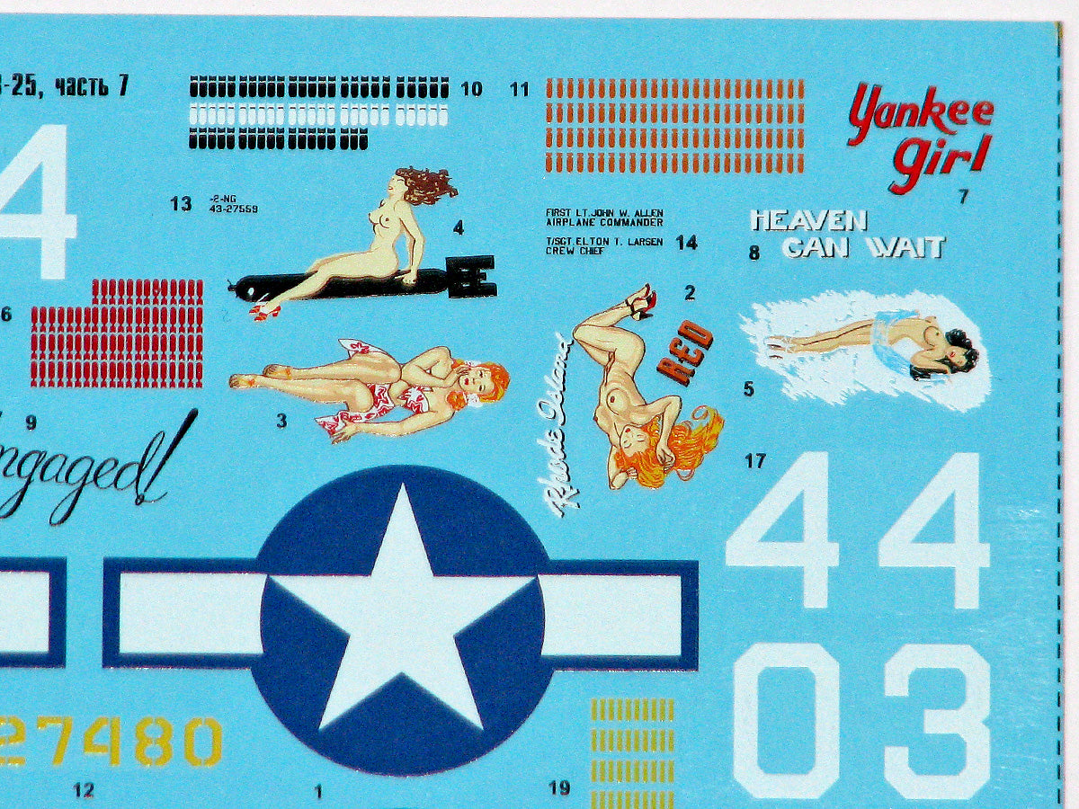 Foxbot Decals FBOT72041 1:72 North-American B-25G/J Mitchell