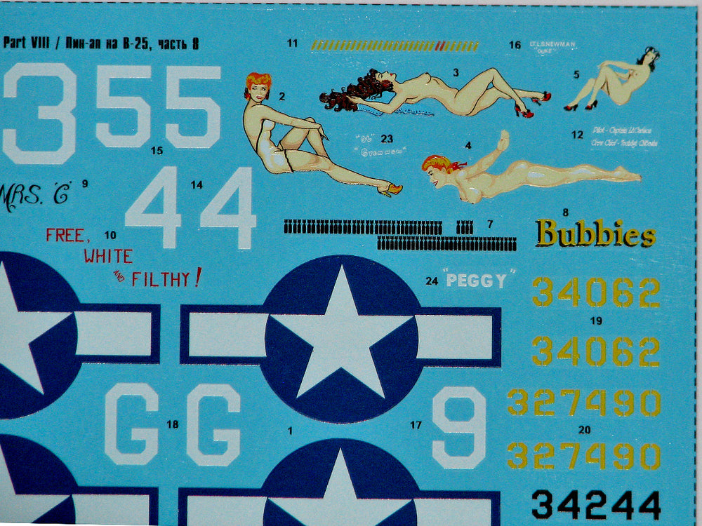 Foxbot Decals FBOT72042 1:72 North-American B-25H/J Mitchell