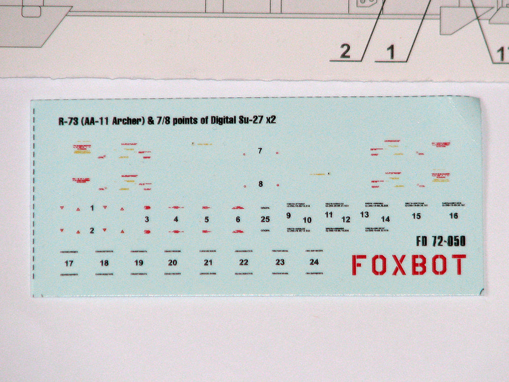 Foxbot Decals FBOT72050 1:72 Soviet Missile R-73