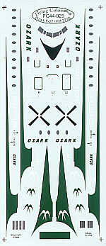 Flying Colors FC44029 1:144 Fokker F-27/FH-227B OZARK