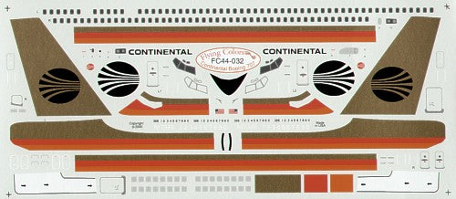Flying Colors FC44032 1:144 Boeing 707-320C CONTINENTAL Gold/red/orange stripes