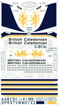 Flying Colors FC44033 1:144 Boeing 707-320C BRITISH CALEDONIAN.Inc