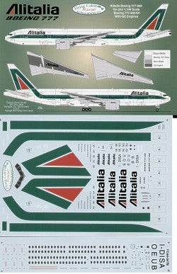 Flying Colors FC44047 Boeing 777 Alitalia (GE Engines) 1:144
