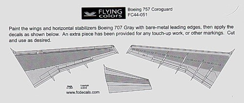 Flying Colors FC44051 1:144 Boeing 757 corrogard x 2 [757-200/757-300]