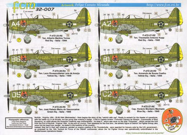 FCM FCM32007 1:32 Republic P-47D Thunderbolt Bubble tops