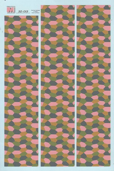 FCM FCM32013 1:32 WWI four colour Lozenge Lower surface- 2 sheets