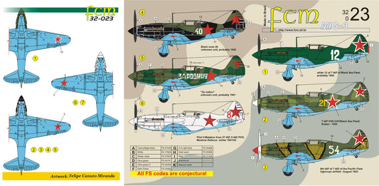 FCM FCM32023 1:32 Mikoyan MiG-3