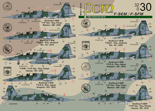 FCM FCM32030 Northrop F-5EM/FM Brazilian Tiger II 1:32