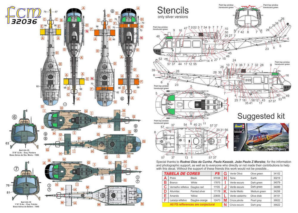 FCM FCM32036 1:32 Bell UH-1D/H