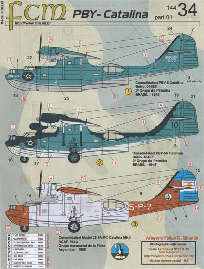 FCM FCM44034 1:144 Consolidated PBY-5A Catalina