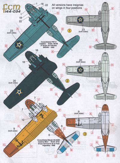 FCM FCM44034 1:144 Consolidated PBY-5A Catalina