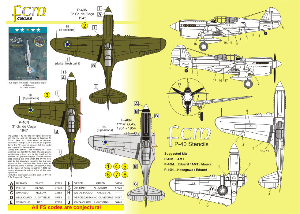 FCM FCM48023 1:48 Curtiss P-40K/P-40N