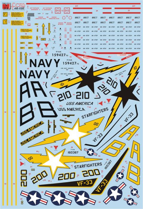 FCM FCM48032 1:48 Grumman F-14A Tomcat
