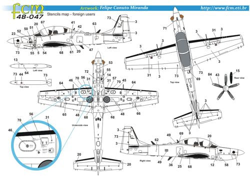 FCM FCM48047 1:48 Embraer EMB-314 Super Tucano part 1