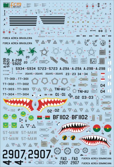 FCM FCM48047 1:48 Embraer EMB-314 Super Tucano part 1