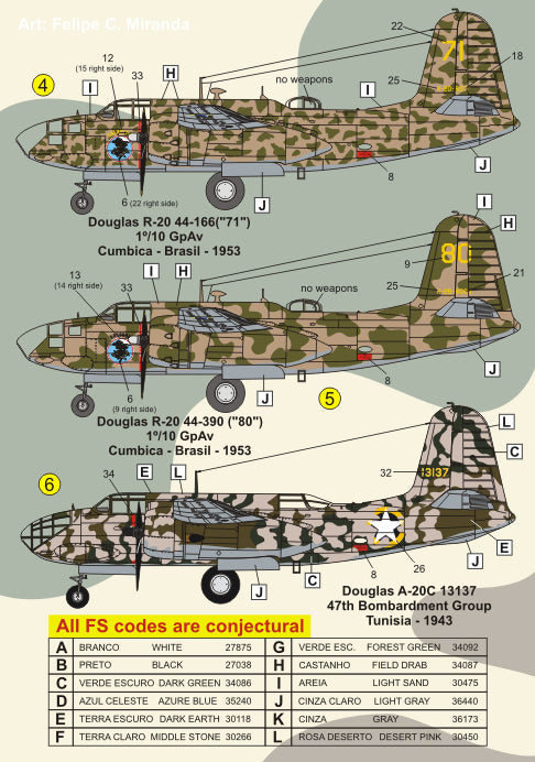 FCM FCM48051 1:48 Douglas A-20B/A-20C/A-20H