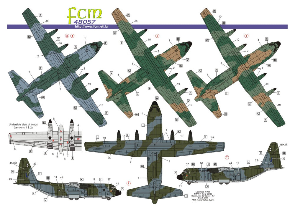 FCM FCM48057 1:48 Lockheed C-130 Hercules