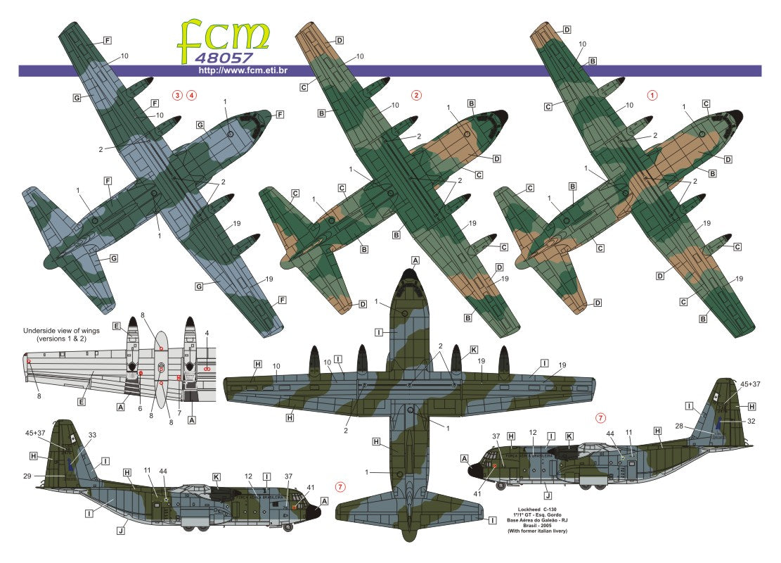 FCM FCM48057 1:48 Lockheed C-130 Hercules