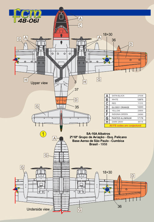 FCM FCM48061 1:48 Grumman UH-16 Albatros