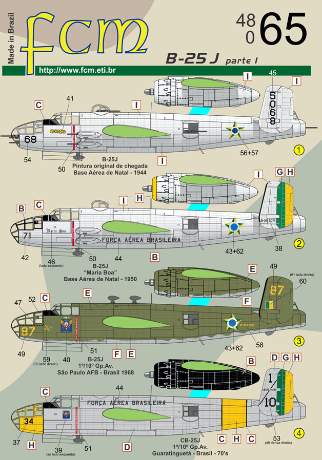FCM FCM48065 1:48 North-American B-25J Mitchell