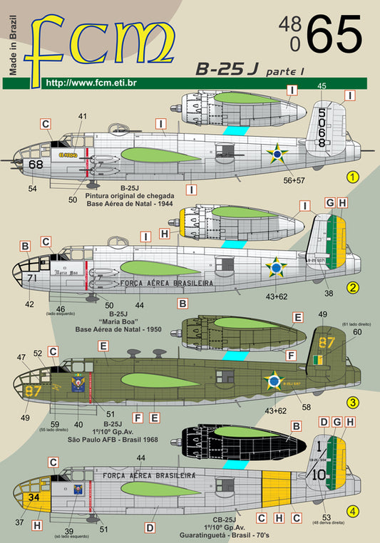 FCM FCM48065 1:48 North-American B-25J Mitchell